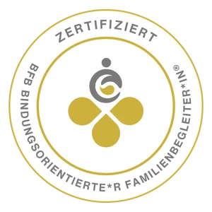 Siegel: zertifiziert BFB Bindungsorientierte*r Familienbegleiter*in